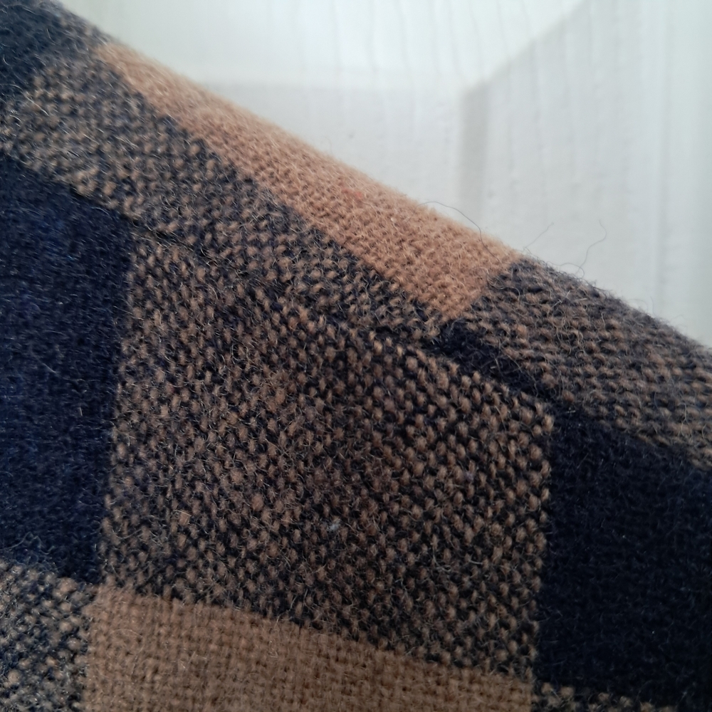 The Men's Store Black and Tan Plaid Shirt Jacket - Picture 6 of 12